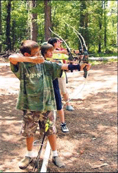 Archery is just one of many activities your child can take advantage of at summer camp.
